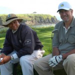 Jack Brant and Caddie Pebble Beach No. 5