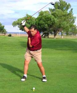 Bobby Baca who is a former champion one-arm golfer