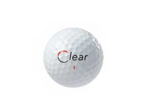 Clear Sports Golf Ball