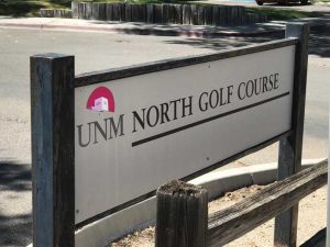 UNM North GC sign